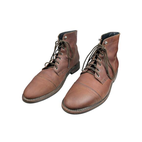 Thursday Mens Captain Brown Leather Lace Up Chukka Boot Size US 12 - Picture 6 of 13